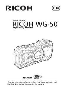 Ricoh WG 50 Printed Manual